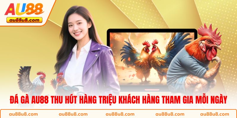 Đá gà AU88 thu hút hàng triệu khách hàng tham gia mỗi ngày